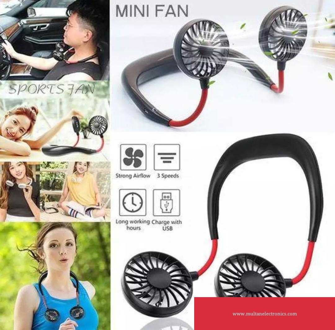 Portable Neck Fan - Rechargeable